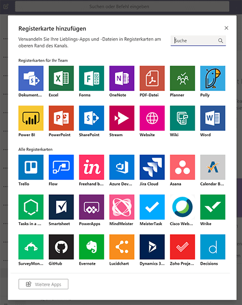 Add services and tools to your channel in Microsoft Teams
