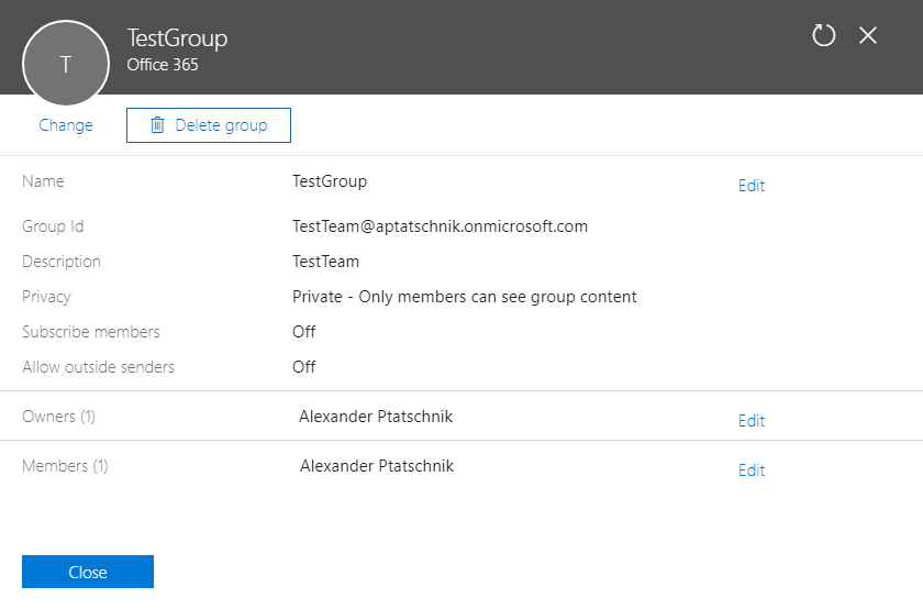 Manage Office 365 Groups