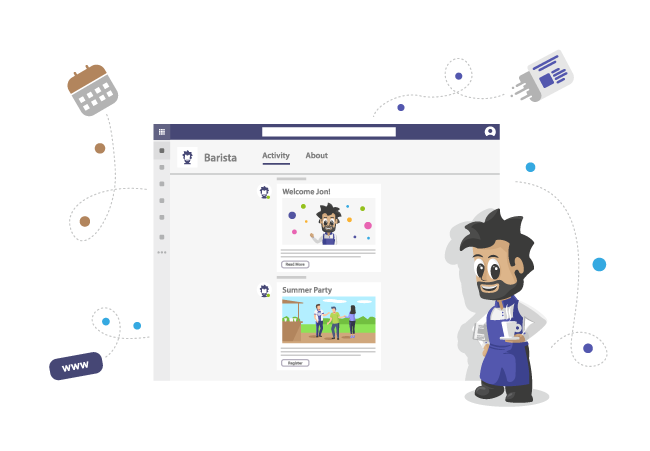 Send notifications to employees in Microsoft Teams