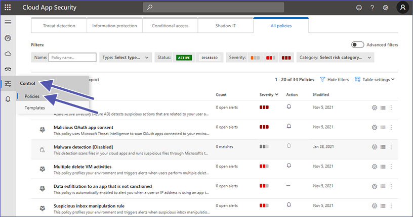 Microsoft Cloud App Security