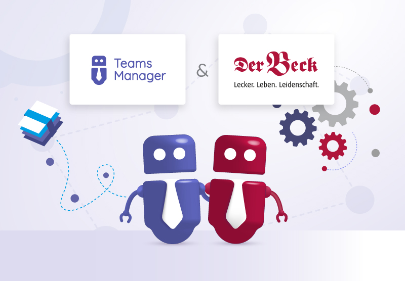 Structured introduction of Microsoft Teams at Der Beck