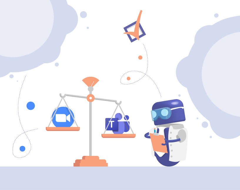 Zoom vs. Teams - a comparison of both meeting and collaboration tools