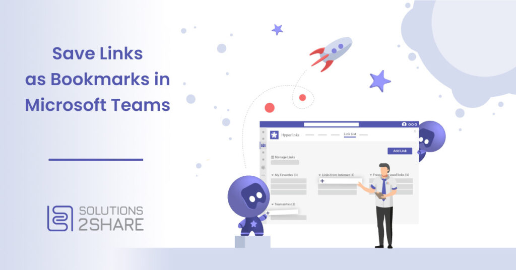 Save Links as Bookmarks in Microsoft Teams Solutions2Share