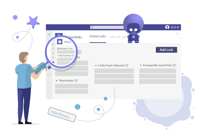 Strukturierte Übersicht über Ihre Lesezeichen in Microsoft Teams