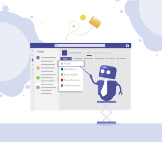 How to create new folders in Microsoft Teams