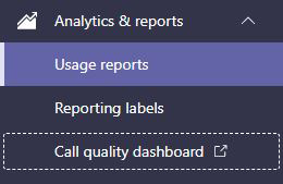 Microsoft Teams Admin Center: CQD or Call Quality Dashboard