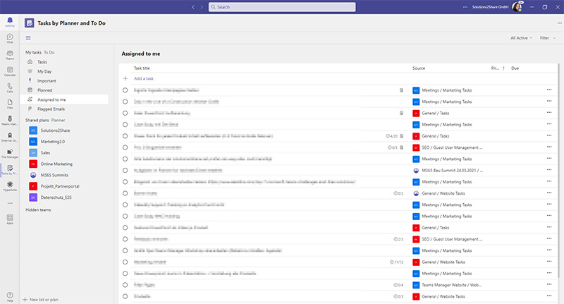 Tasks by Planner and To Do in Microsoft Teams