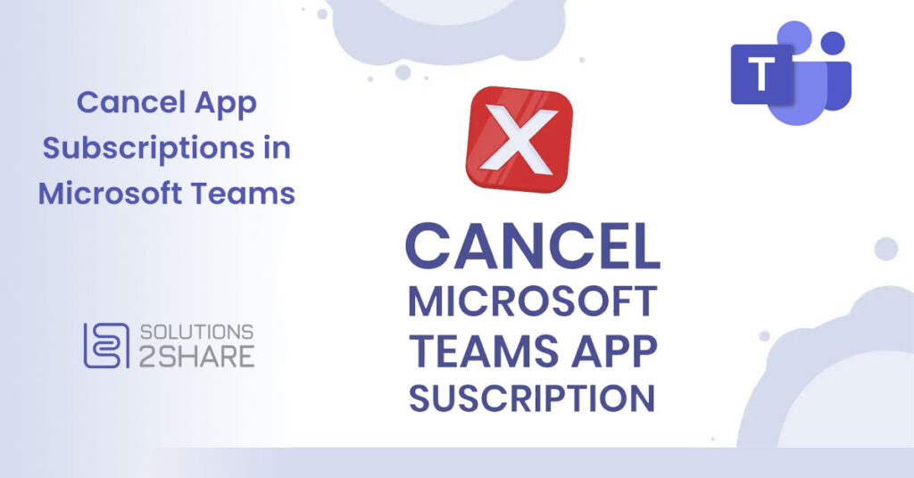 How To Cancel Microsoft Teams Subscription