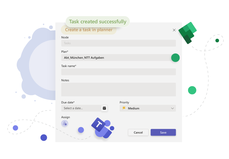 AI Mindmaps in Microsoft Teams: Create Tasks in Microsoft Planner