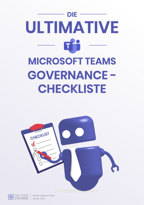 Microsoft Teams Governance Checkliste