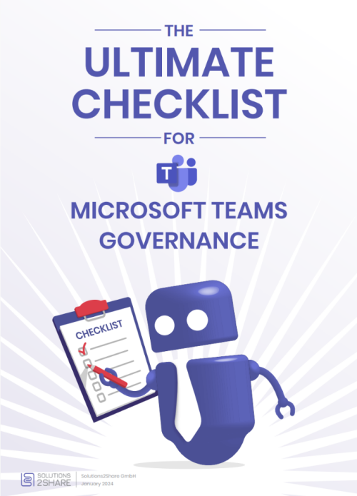 Microsoft Teams Governance Checklist
