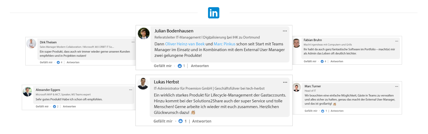 Kommentare zum External User Manager