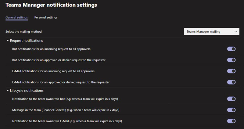 M365 Provisioning: Email automation and notification settings