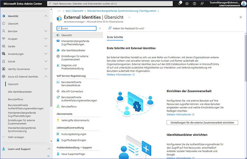 Entra: Übersicht zu Azure AD External Identities