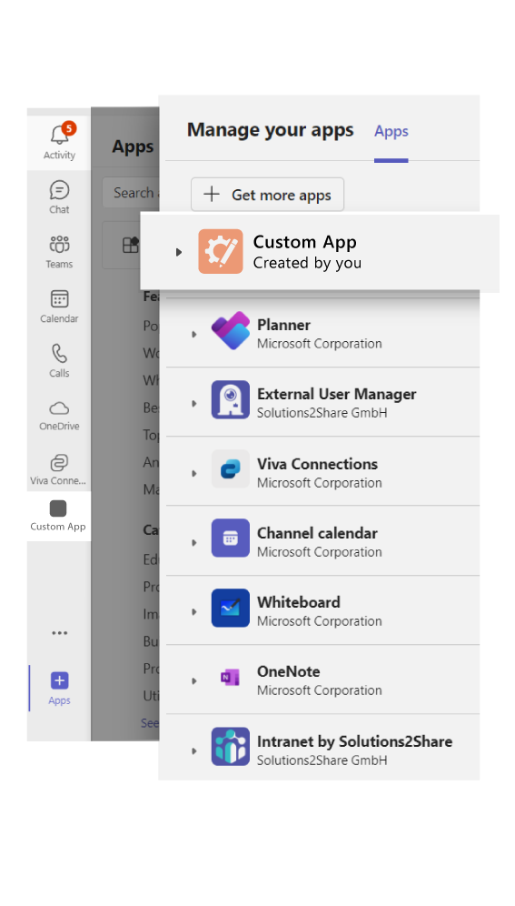 Your custom Microsoft Teams App Your custom Microsoft Teams App