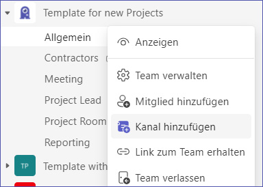Microsoft Teams: Kanal hinzufügen