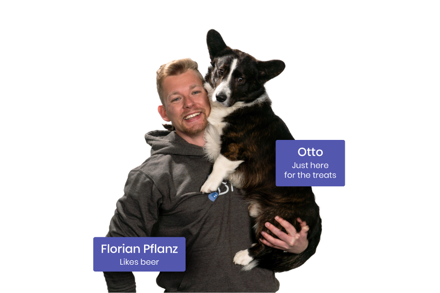 Florian Pflanz and Otto at Solutions2Share