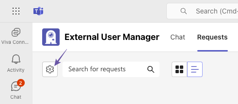 External User Manager Configuration