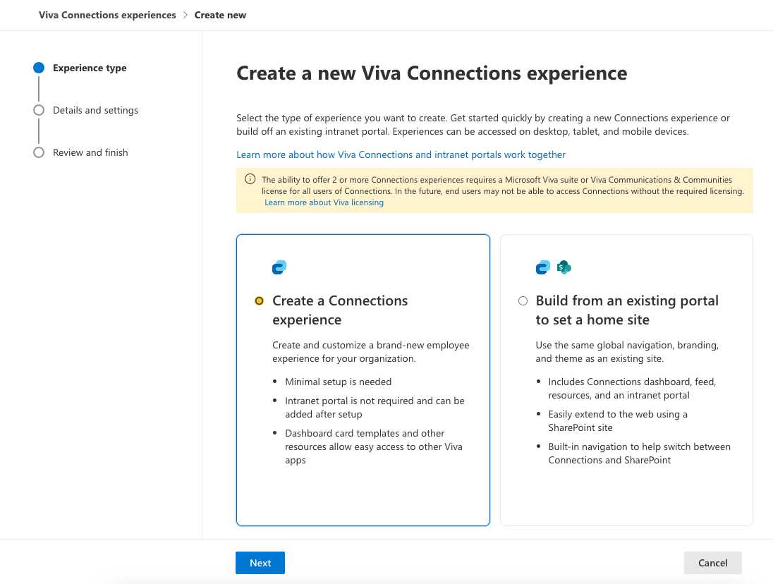 Implement Viva Connections: Create a Standalone Experience