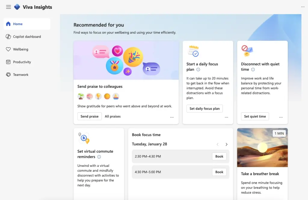 Teams Apps 2025 - Microsoft Viva Insights