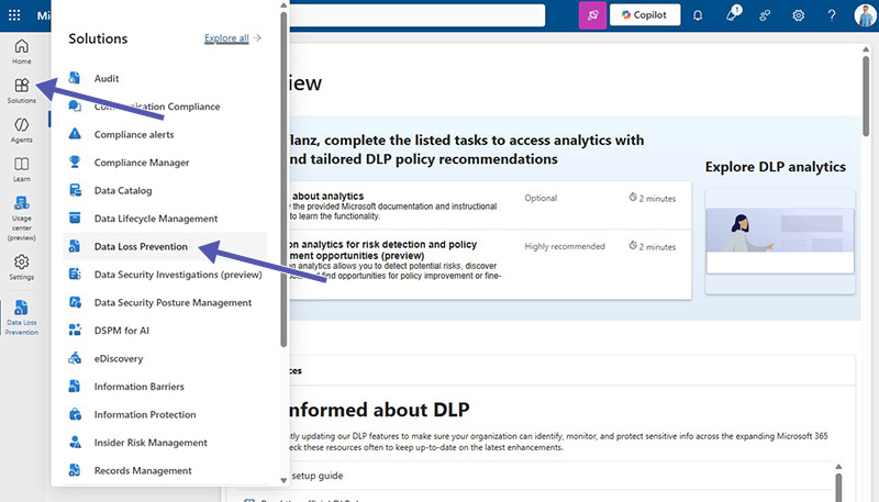 Microsoft Purview: Data Loss Prevention